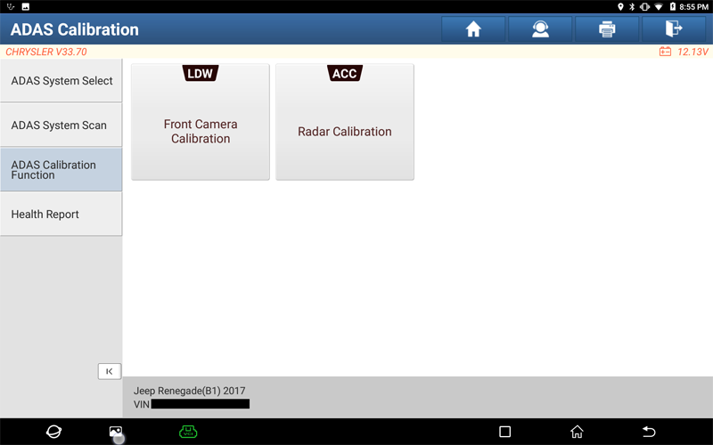 Renegade ACC Radar Calibration 02