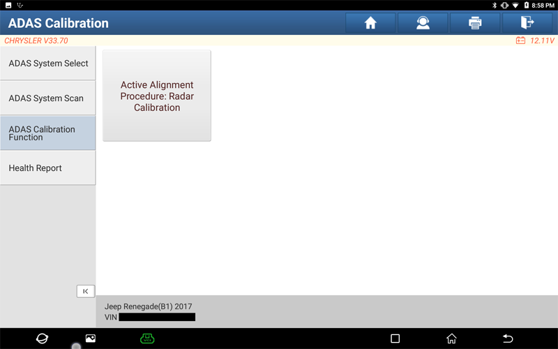 Renegade ACC Radar Calibration 03