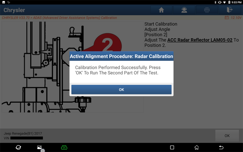 Renegade ACC Radar Calibration 16