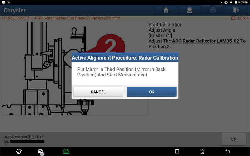 Renegade ACC Radar Calibration 20