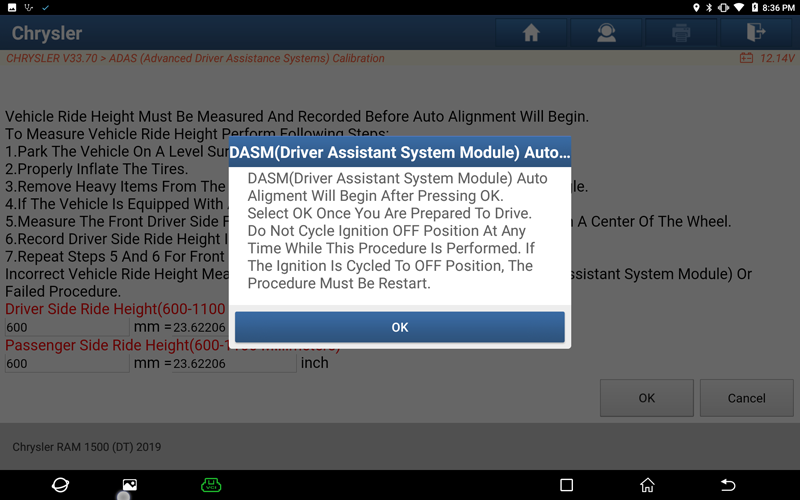  RAM DASM Camera Radar Calibration 10