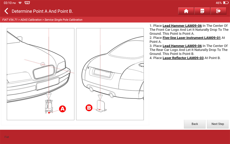 FIAT 500X Front Camera Calibration 06