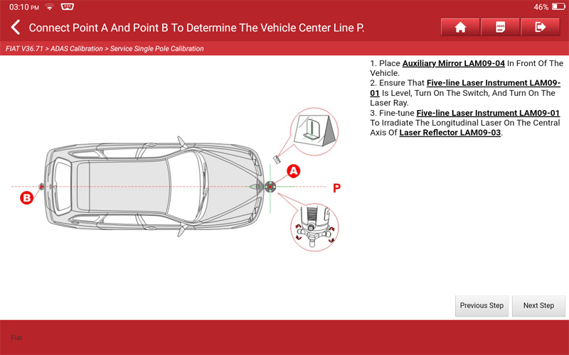 FIAT 500X Front Camera Calibration 07