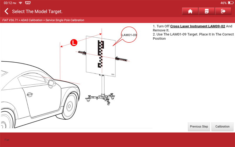 FIAT 500X Front Camera Calibration 19