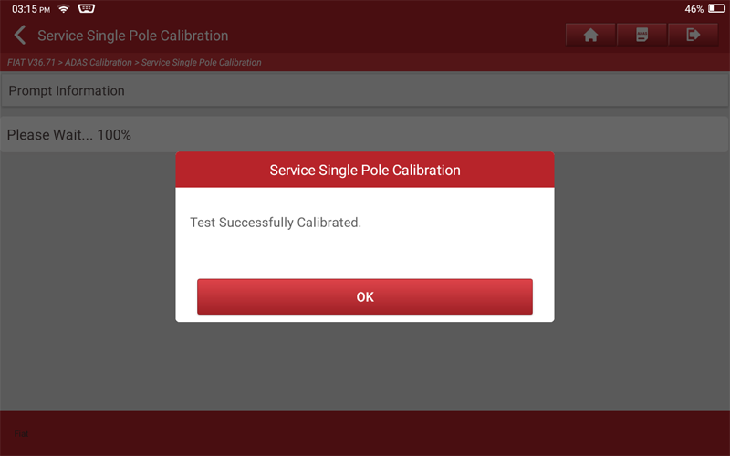 FIAT 500X Front Camera Calibration 20