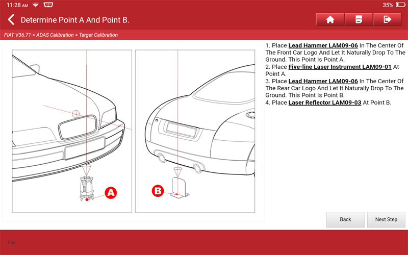 ALFA ROMEO Giulia Front Camera Calibration 07