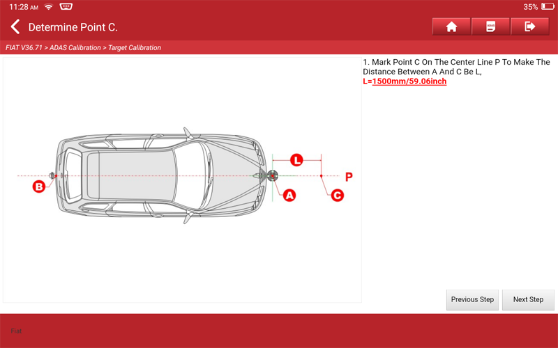 ALFA ROMEO Giulia Front Camera Calibration 09