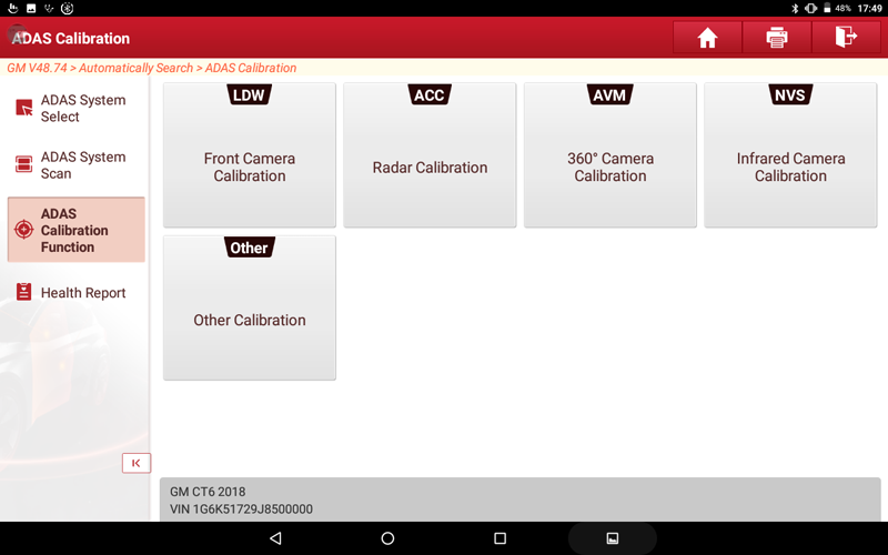 Cadillac CT6 Long Range Radar Calibration 02