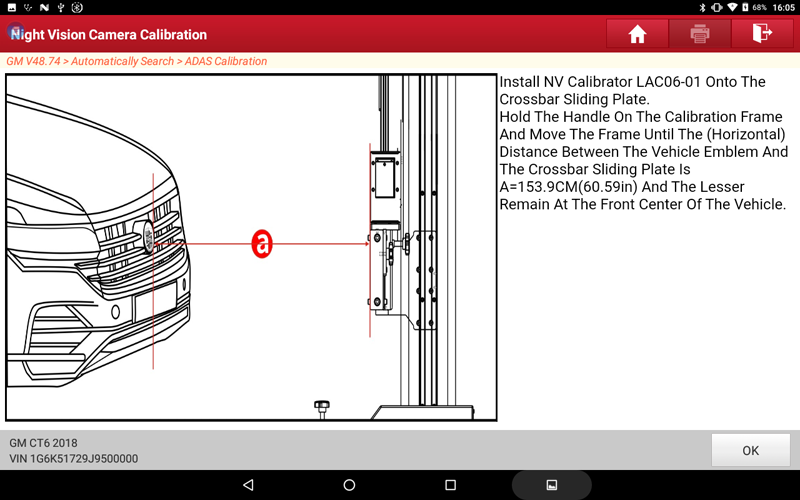 Cadillac CT6 Night Vision Camera Calibration 09