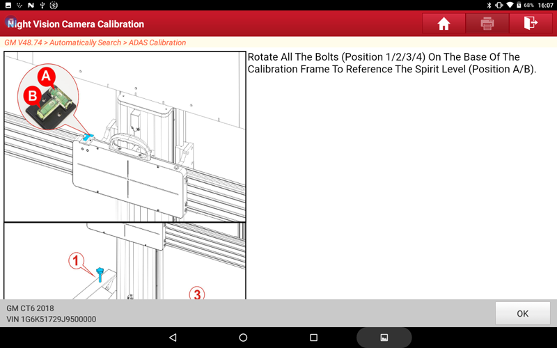 Cadillac CT6 Night Vision Camera Calibration 10