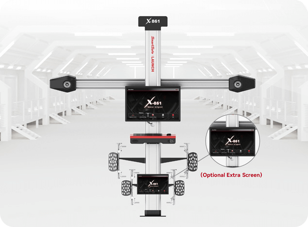 X-861 L Stationary 3D four-wheel aligner